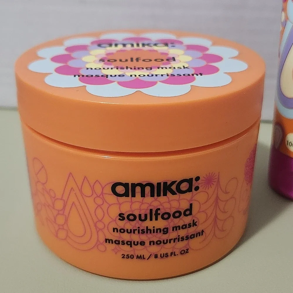 Lot of 2 AMIKA Soulfood Nourishing Hair Mask Full Size‎ All Hair Types